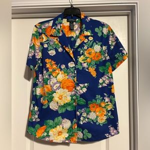 Lauren Ralph Lauren buttoned down floral blouse‎